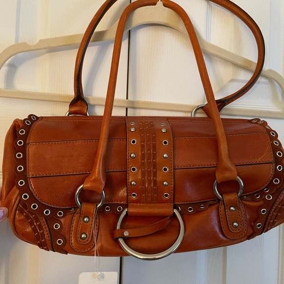 Brand new BCBG purse, brown, satchel-like bag - Picture 1 of 3